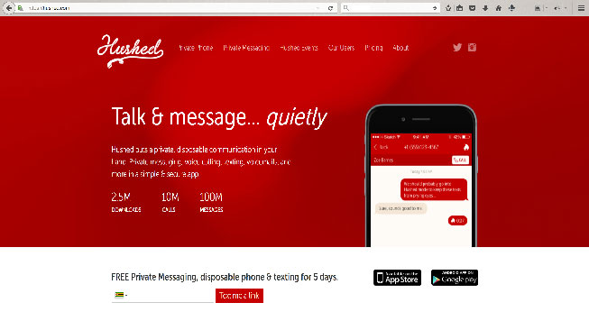 Hushed App